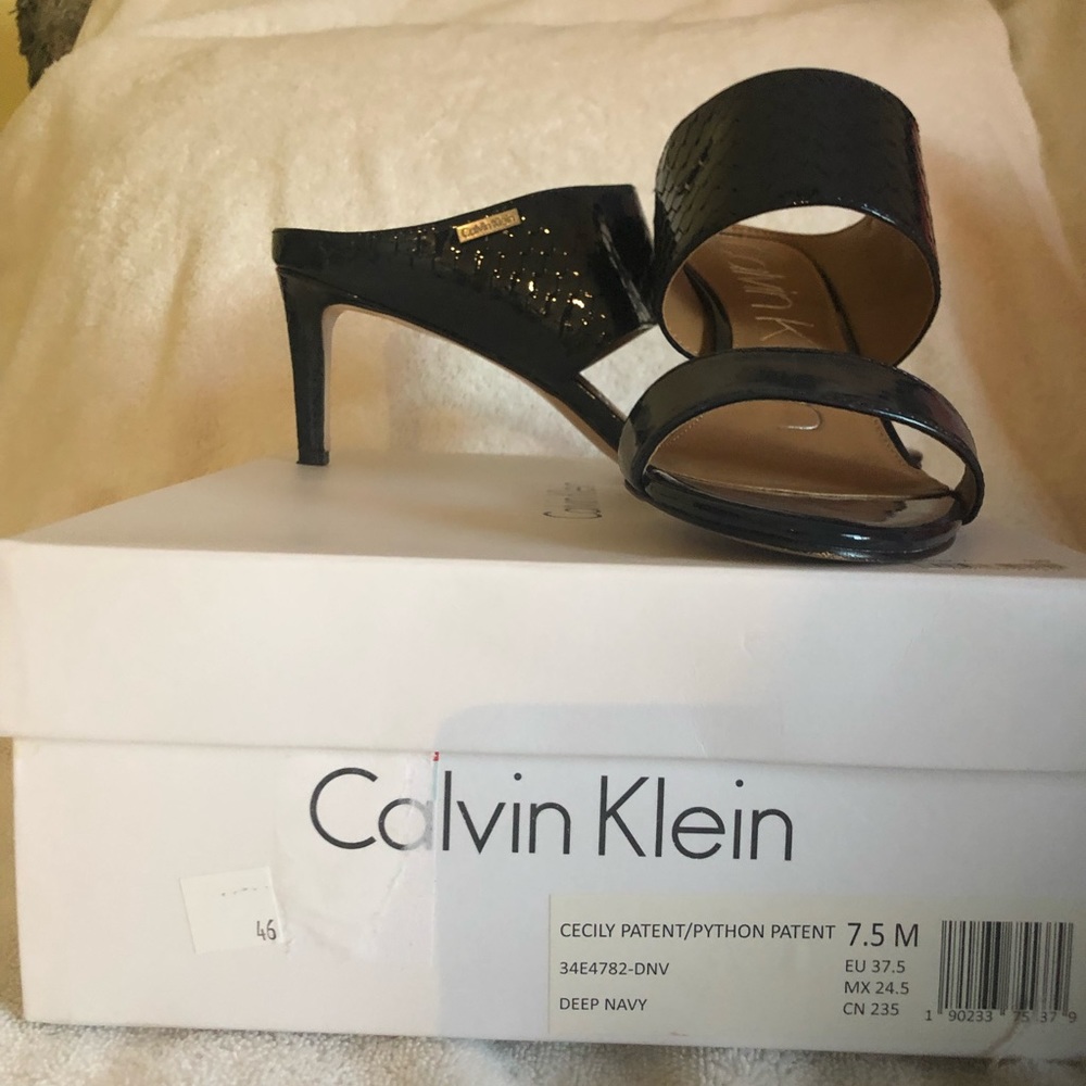 Calvin Klein 2 1/2 inch high heel